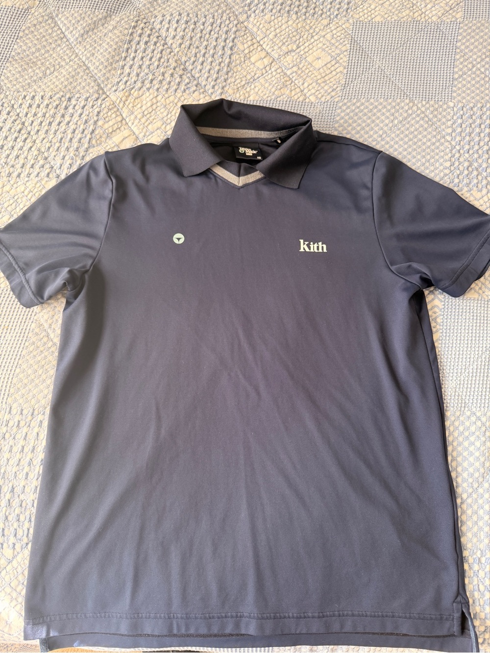 Kith x Taylormade Men's Polo Shirt in Navy - Classic Short Sleeve